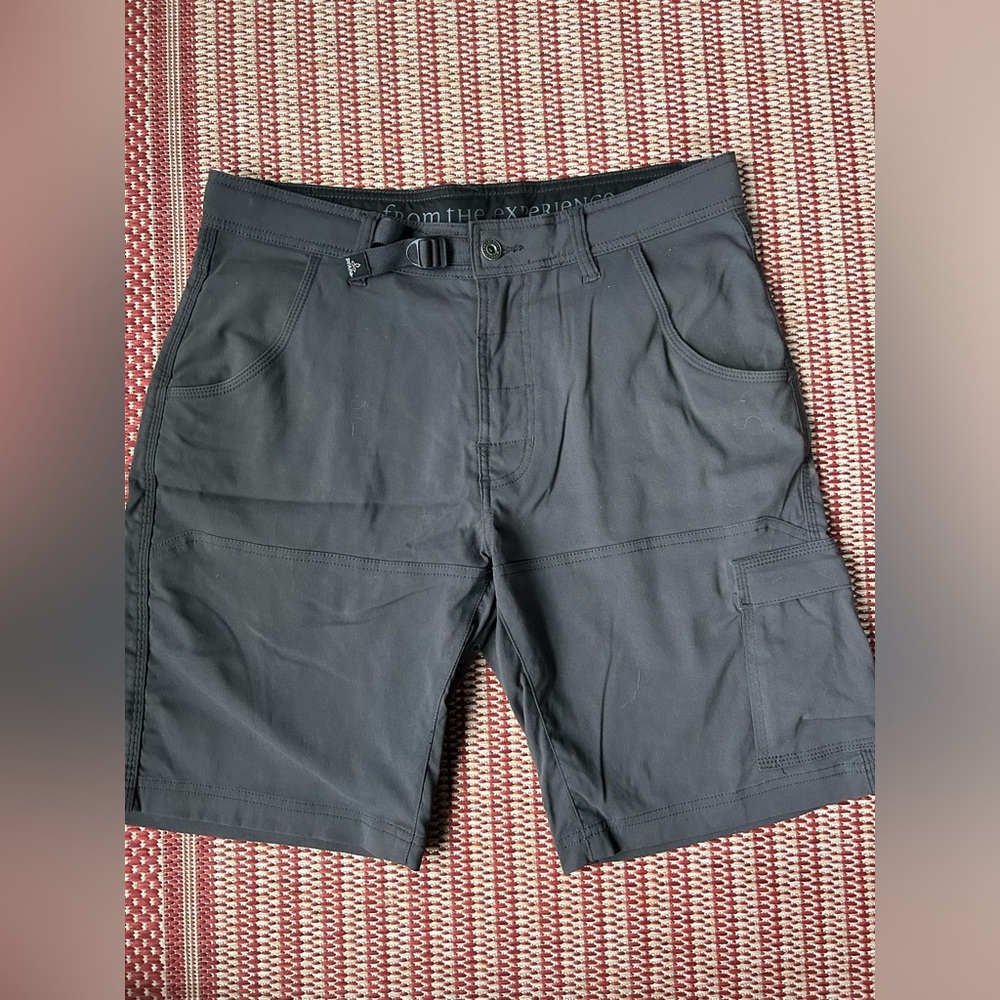 Prana Dark Gray Active Cargo Shorts